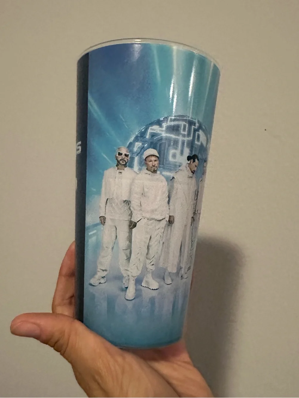 NWT Backstreet Boys Millenium Sphere Blue Cup